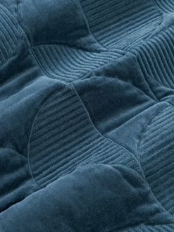 Funda de cojín bordada con estampado geométrico Verina