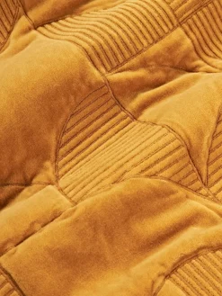 Funda de cojín bordada con estampado geométrico Verina