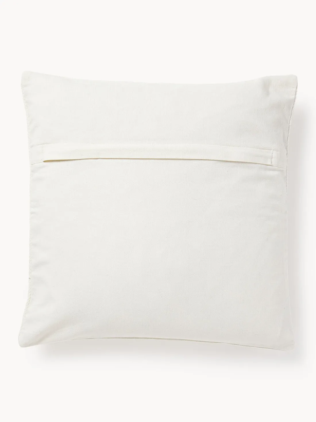 Funda de cojín bordada de algodón texturizada Izad