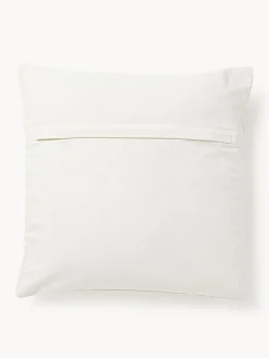 Funda de cojín bordada de algodón Bardia