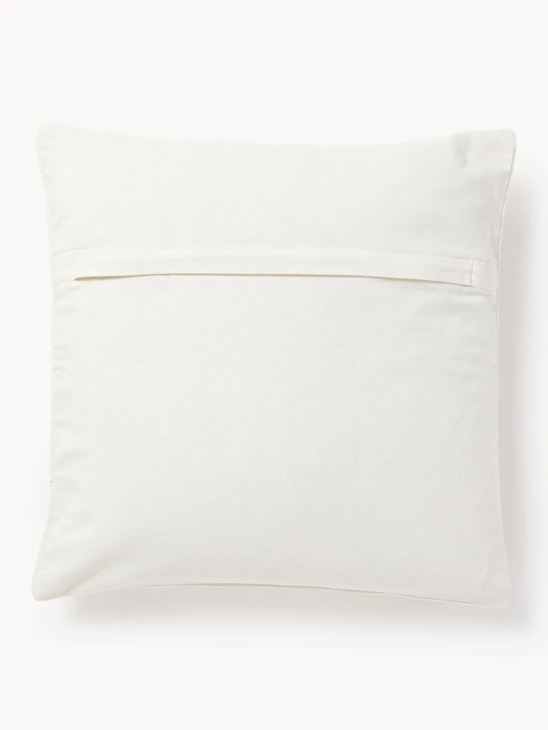 Funda de cojín bordada de algodón texturizada Vahid