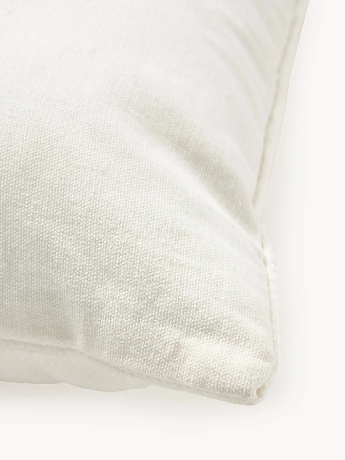 Funda de cojín bordada de algodón texturizada Vahid