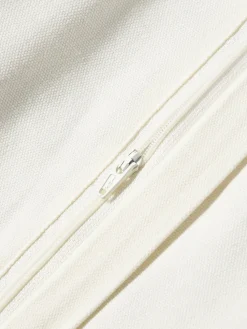 Funda de cojín bordada de algodón texturizada Vahid