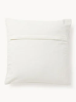 Funda de cojín bordada de algodón Bardia