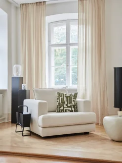 Funda de cojín bordada de chenilla Fran