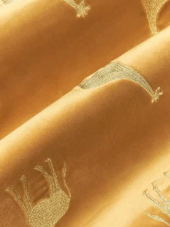 Funda de cojín bordada de terciopelo Giro