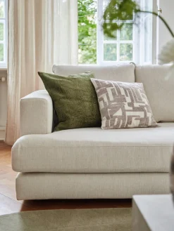 Funda de cojín bordada de chenilla Fran