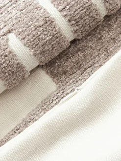 Funda de cojín bordada de chenilla Fran