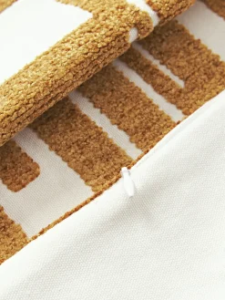 Funda de cojín bordada de chenilla Fran