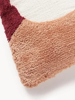 Funda de cojín capitoné con mechones decorativos Malu