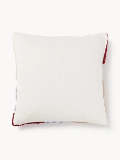 Funda de cojín capitoné con mechones decorativos Coraline