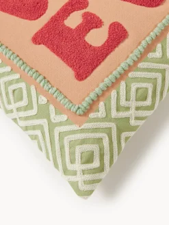 Funda de cojín con inscripción Whatever