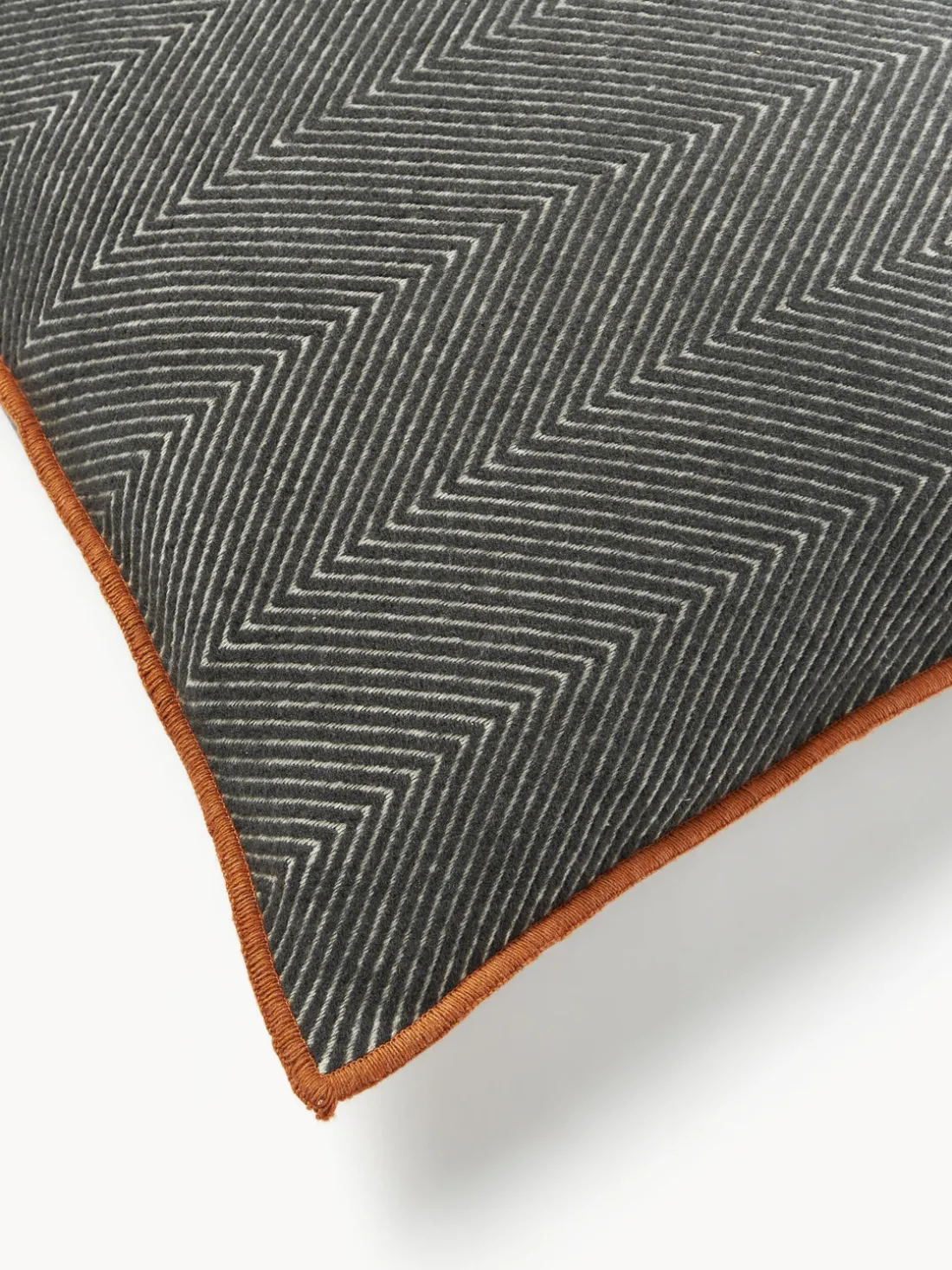 Funda de cojín con punto espiga Agatha