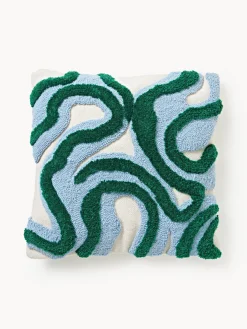 Funda de cojín con tejido capitoné Jiri