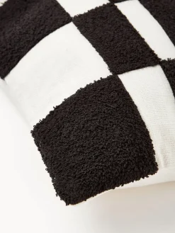 Funda de cojín con tejido a cuadros Scout