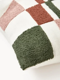 Funda de cojín con tejido a cuadros Scout