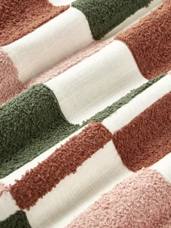 Funda de cojín con tejido a cuadros Scout