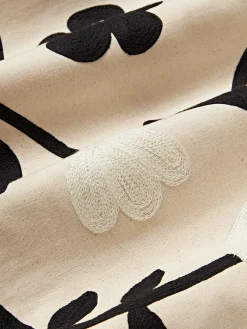 Funda de cojín de algodón con motivo floral Rosita