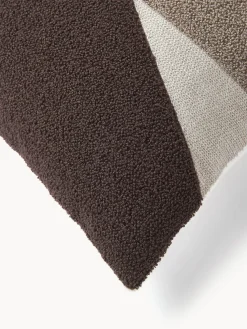 Funda de cojín de algodón estampado abstracto Nomi