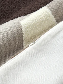 Funda de cojín de algodón estampado abstracto Nomi