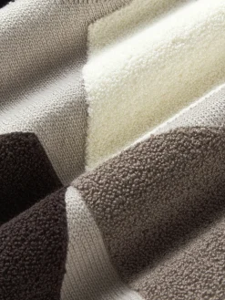 Funda de cojín de algodón estampado abstracto Nomi