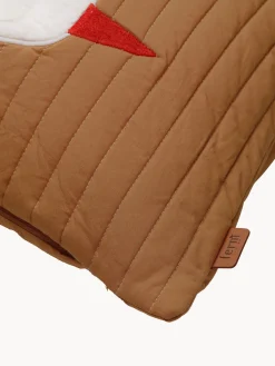 Funda de cojín de algodón ecológico Bird