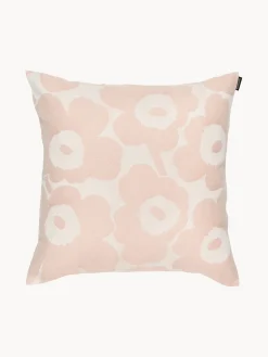 Funda de cojín de algodón estampado floral Pieni