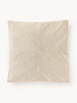 Funda de cojín de algodón texturizado Rino