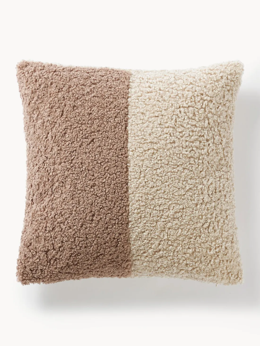 Funda de cojín de borreguillo Mateo