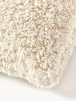 Funda de cojín de borreguillo Dotty