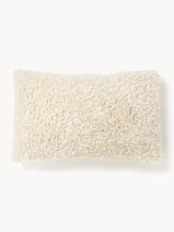 Funda de cojín de borreguillo Dotty