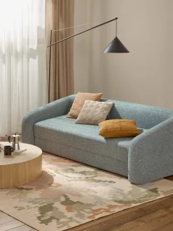 Funda de cojín de borreguillo Dotty