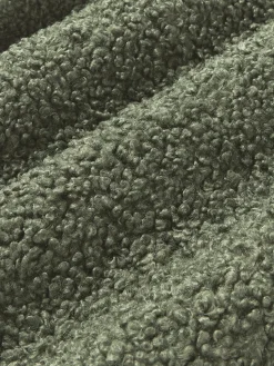 Funda de cojín de borreguillo Dotty