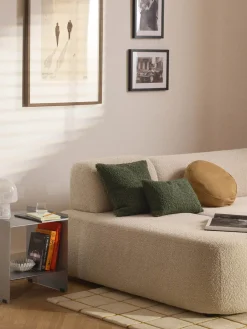 Funda de cojín de borreguillo Dotty