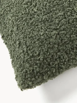 Funda de cojín de borreguillo Dotty