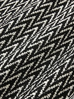 Funda de cojín de exterior con tejido estampado y flecos Suria