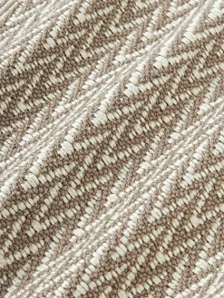 Funda de cojín de exterior con tejido estampado y flecos Suria