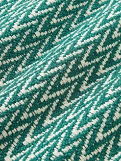 Funda de cojín de exterior con tejido estampado y flecos Suria