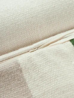 Funda de cojín de lana con diseño abstracto Aylin