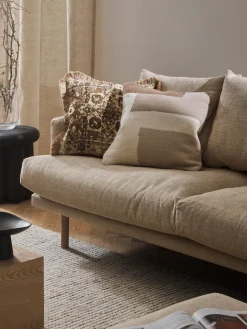 Funda de cojín de lana con diseño abstracto Aylin