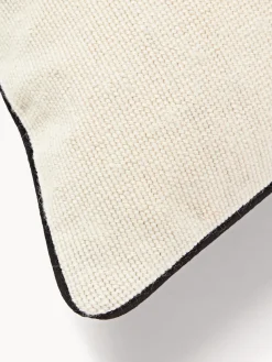 Funda de cojín de lana Lips Bitten