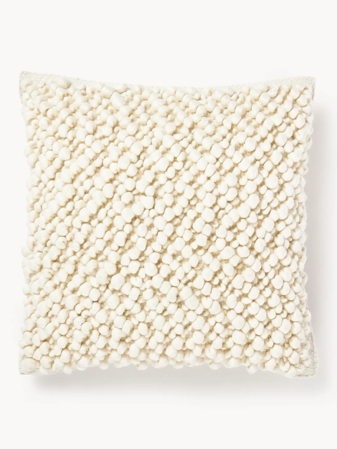 Funda de cojín de lana Loca