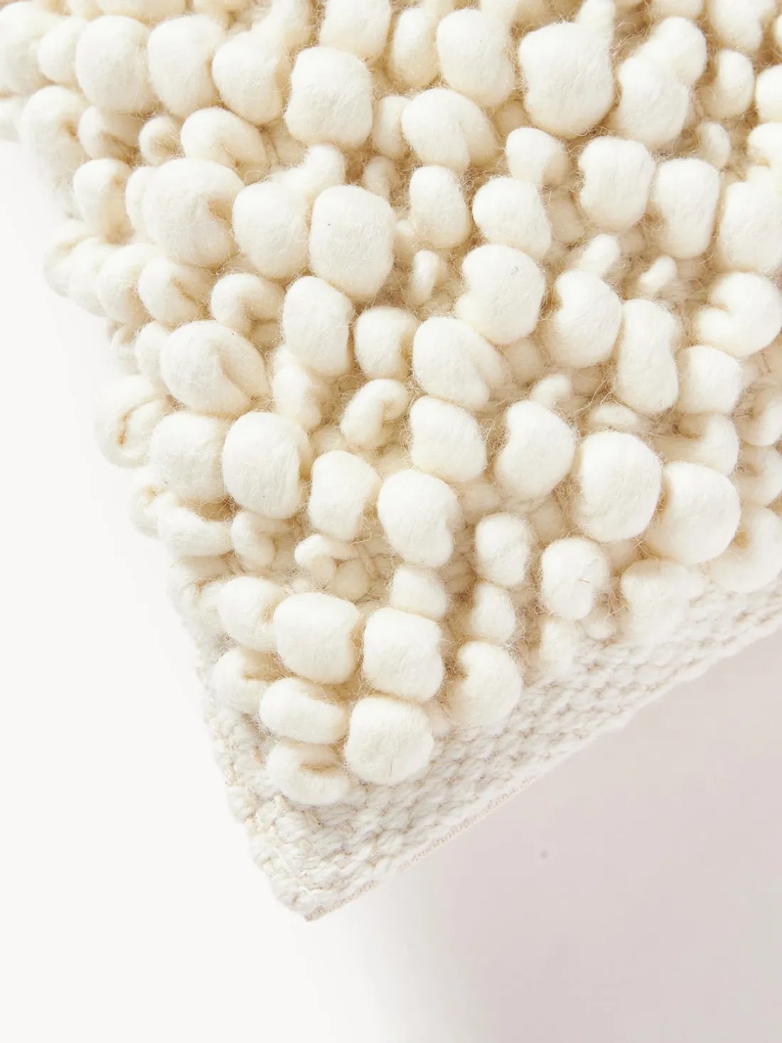 Funda de cojín de lana Loca