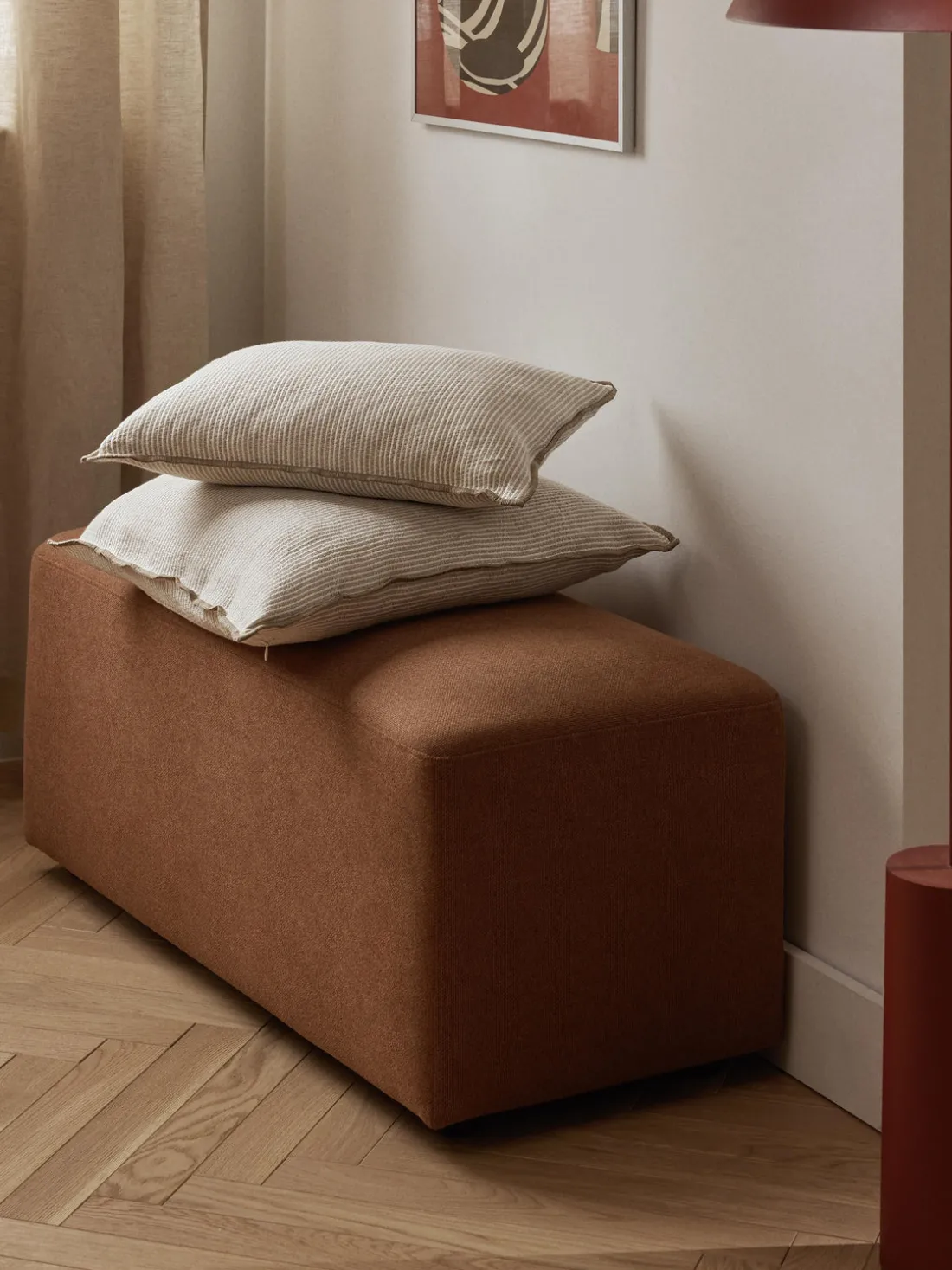 Funda de cojín de lino Blaine