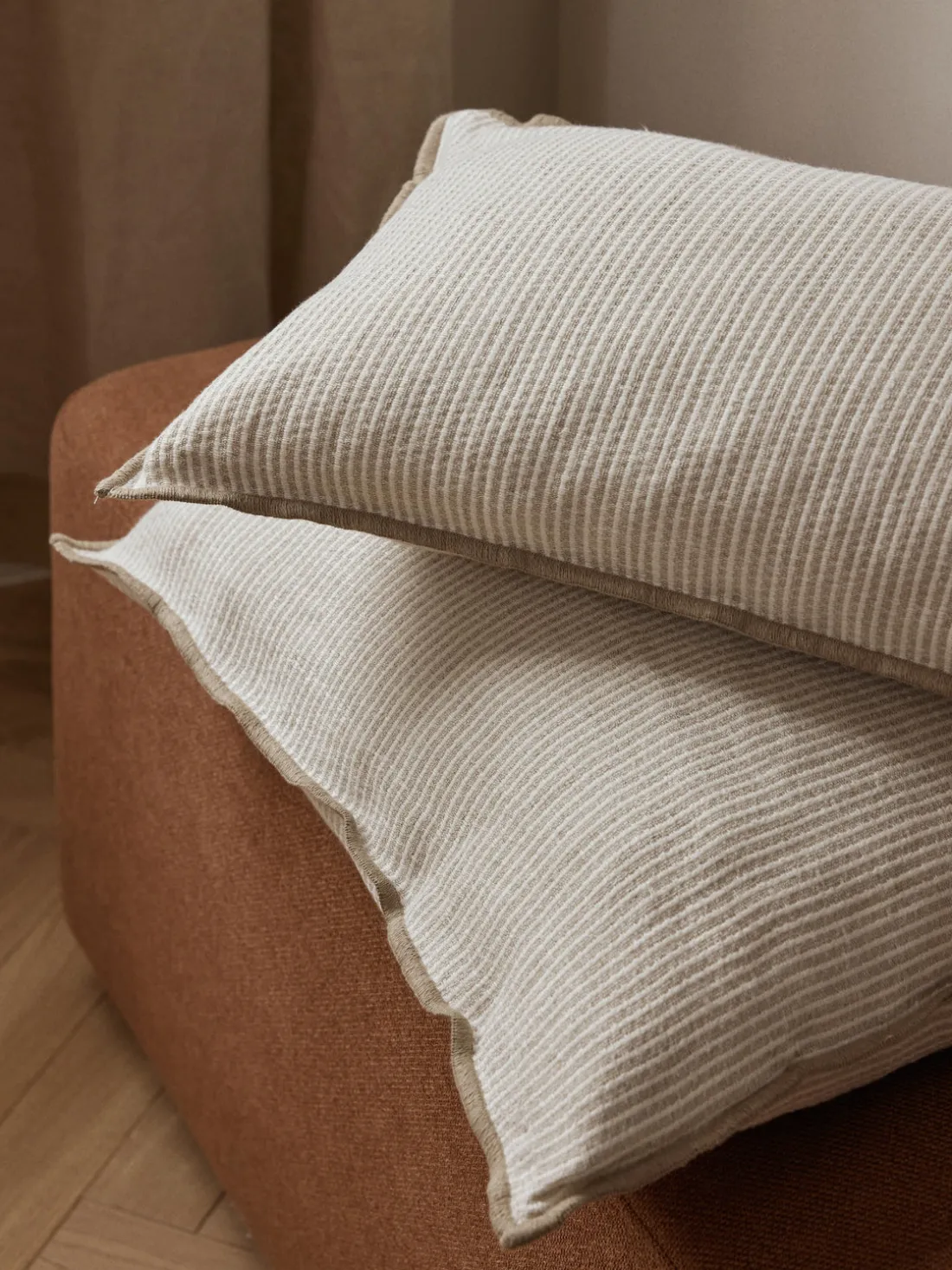 Funda de cojín de lino Blaine