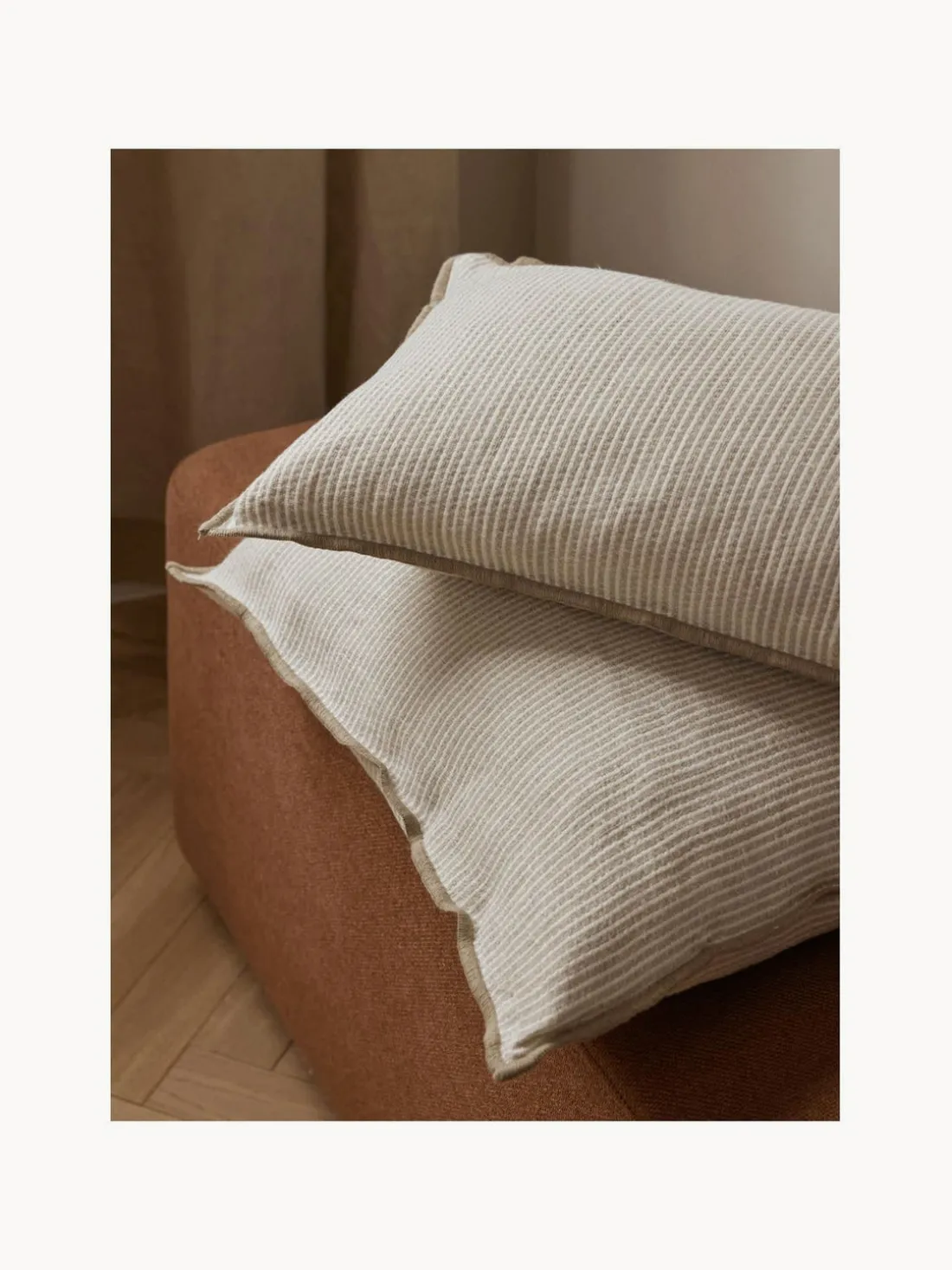 Funda de cojín de lino Blaine