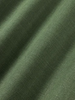 Funda de cojín de lino con flecos Luana