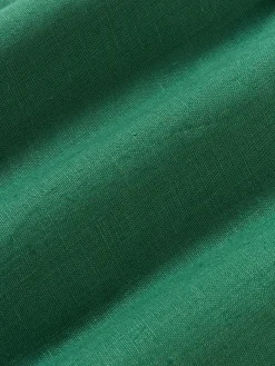 Funda de cojín de lino con estampado gráfico Lexi