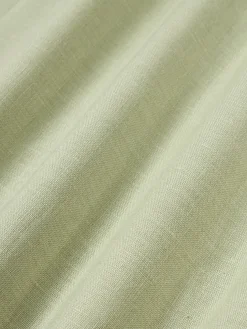 Funda de cojín de lino con dobladillo elevado Taryn