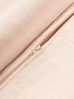 Funda de cojín de lino con flecos Luana